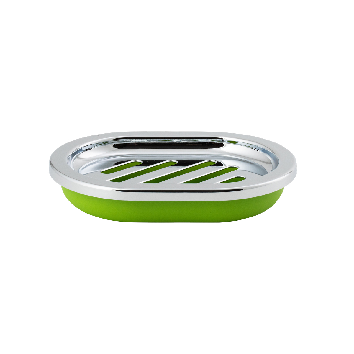 Мыльница "альма" пласт. (зеленый) (1/12) "аквадекор" attp-2100grn-04