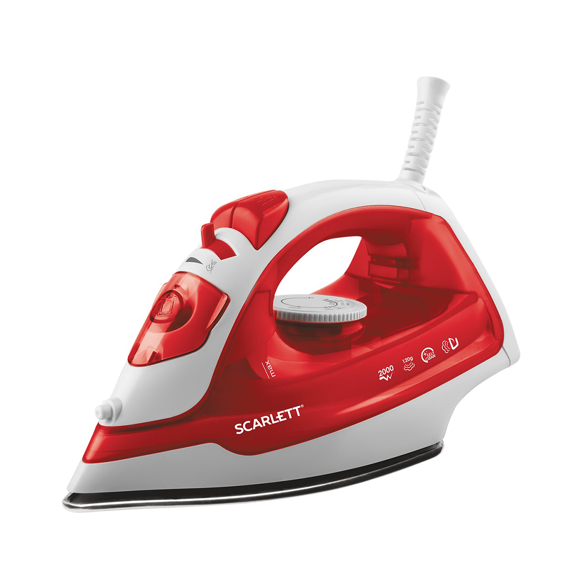 Утюг sc-si30s08  2000 вт подошва нержав. (1/10) "scarlett"