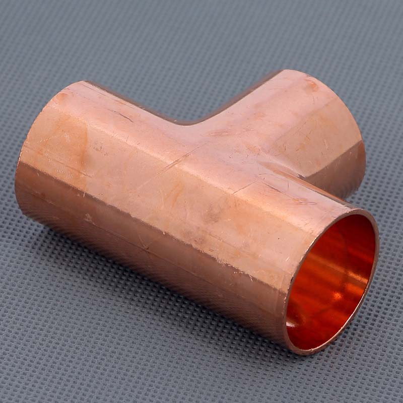 Тройник равнопроходной VIEGA под пайку 35 мм медный