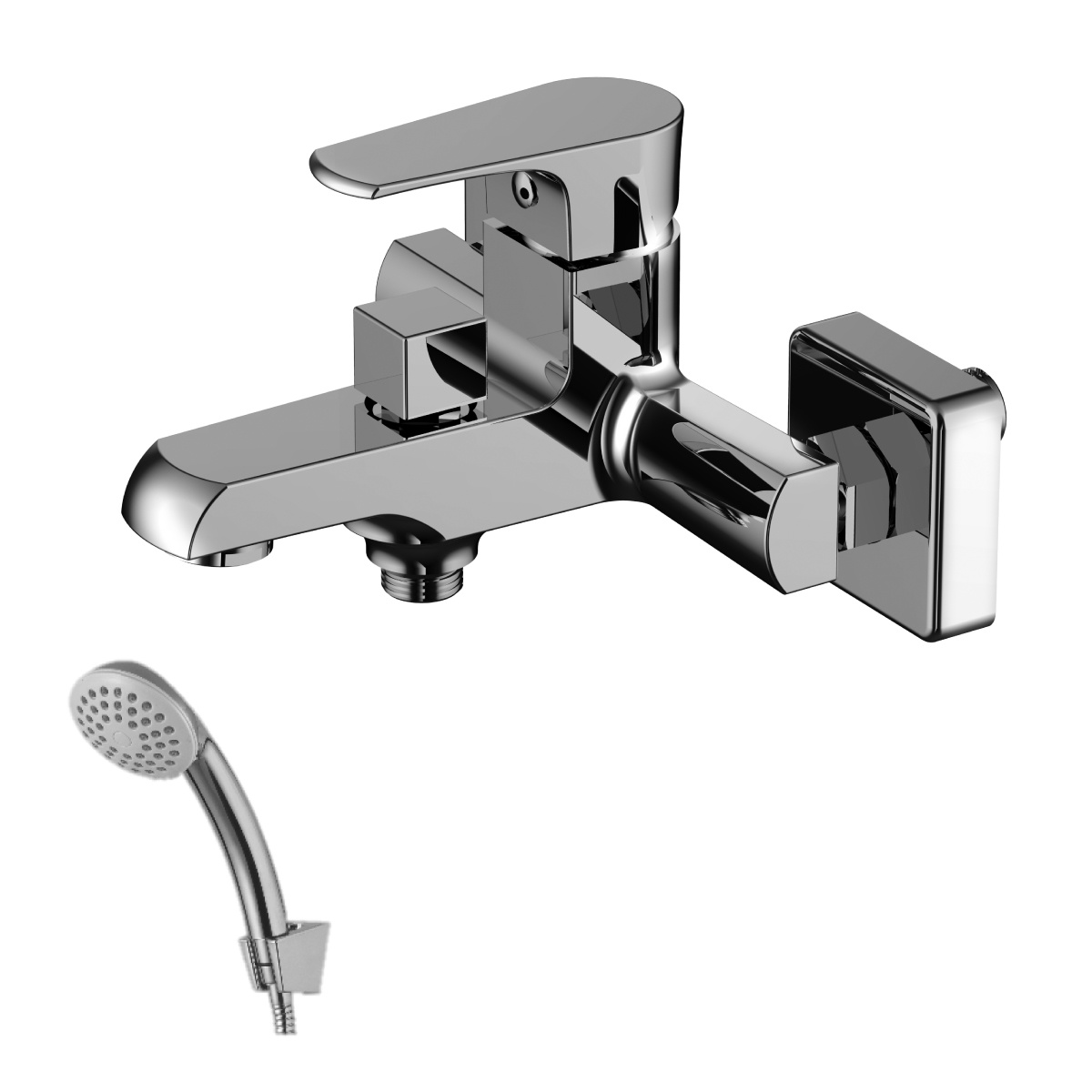 Смеситель для ванн "plus factor"  lm1612c (1/8) "lemark"