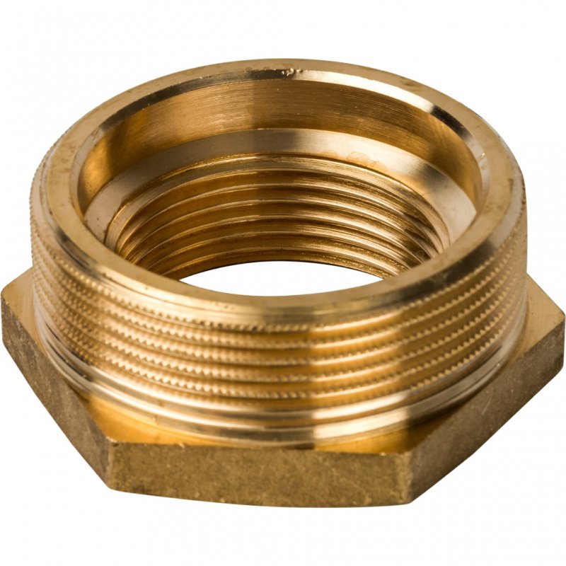 Футорка редукционная НВ 1"1/2 x 1"1/4 латунь STOUT