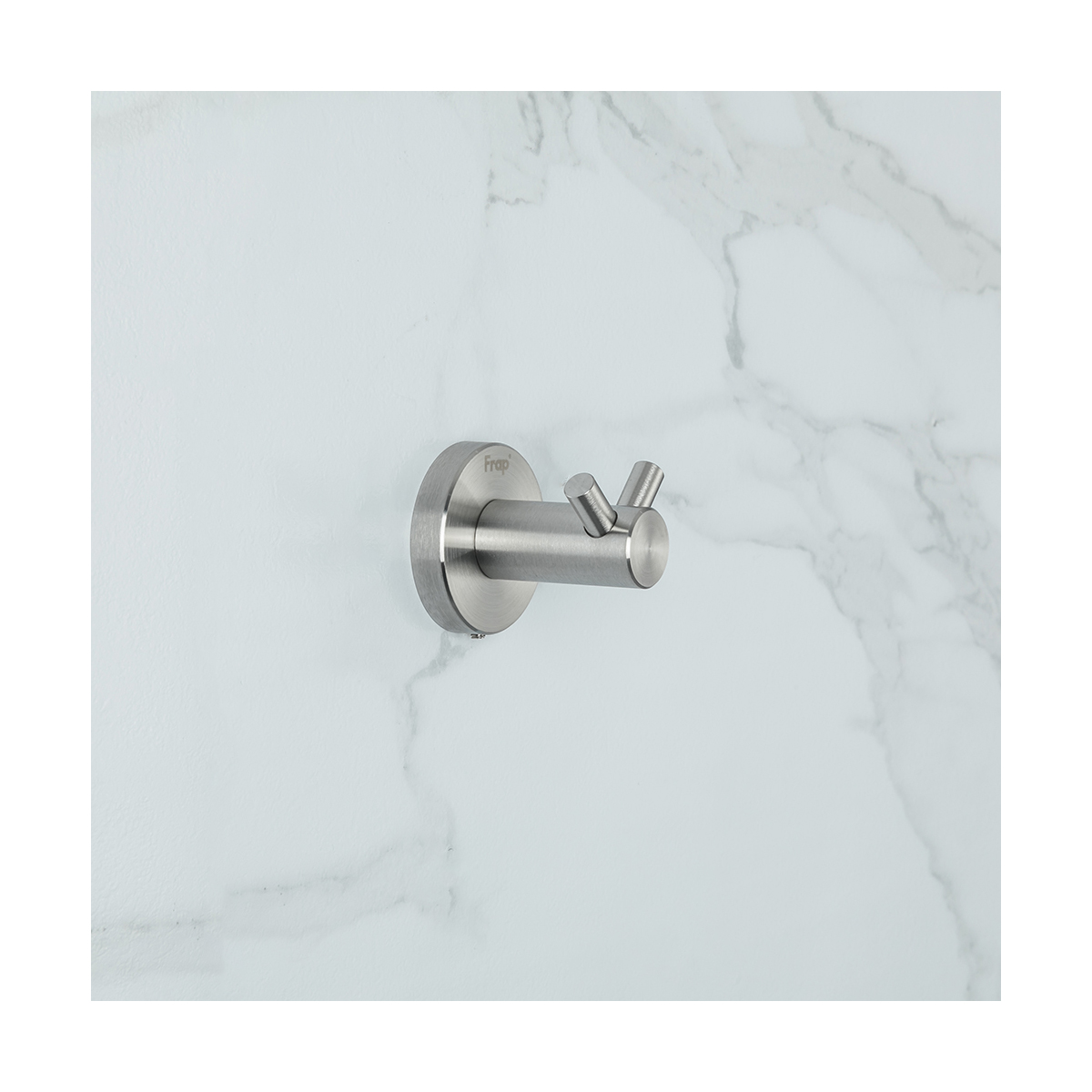 Крючок двойной f30105-2 (нерж.сталь), сатин (1/40/80) "frap"