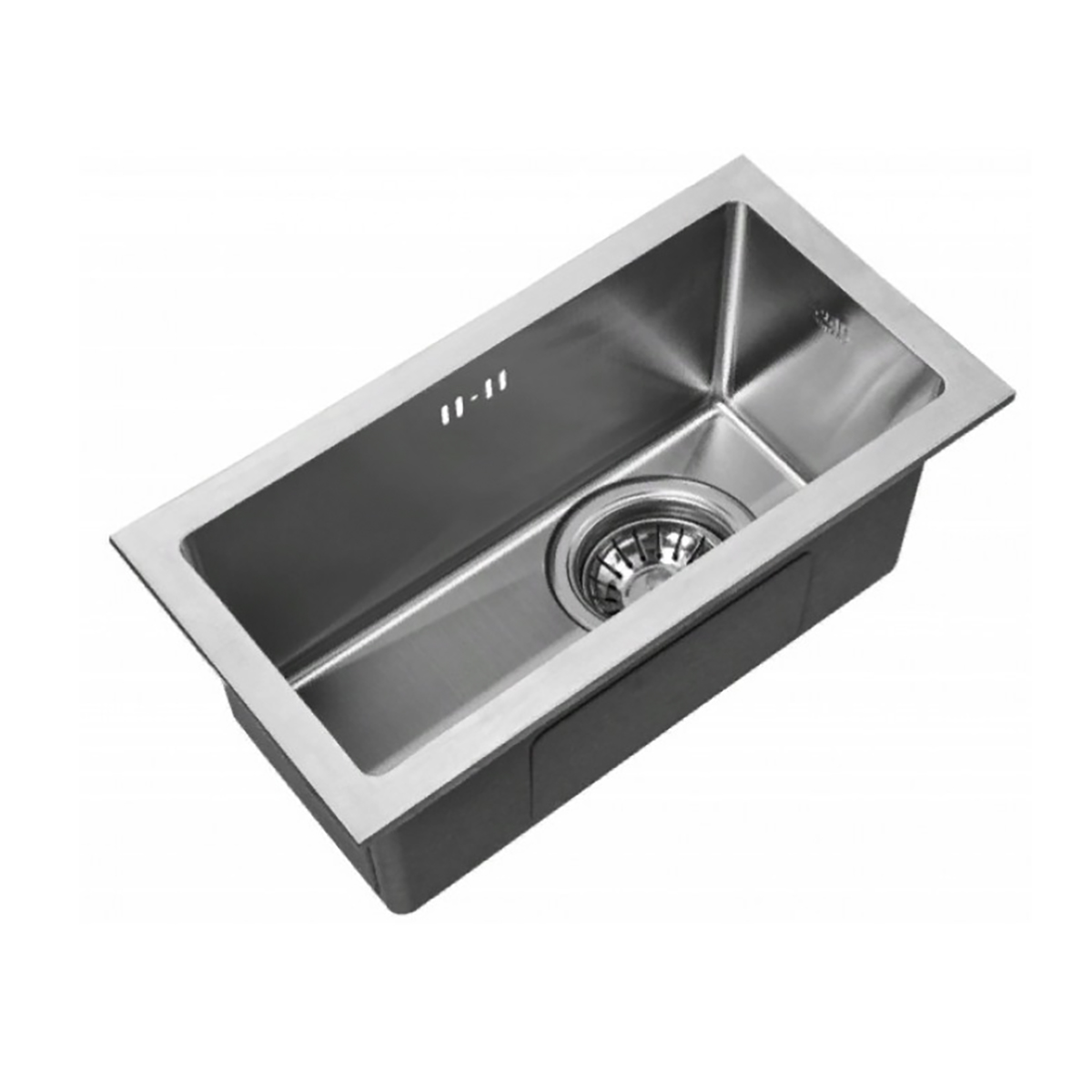 Мойка для кухни врезная нержав. rx 2344  440*230 мм (чаша 390*190*200 мм) "zorg"