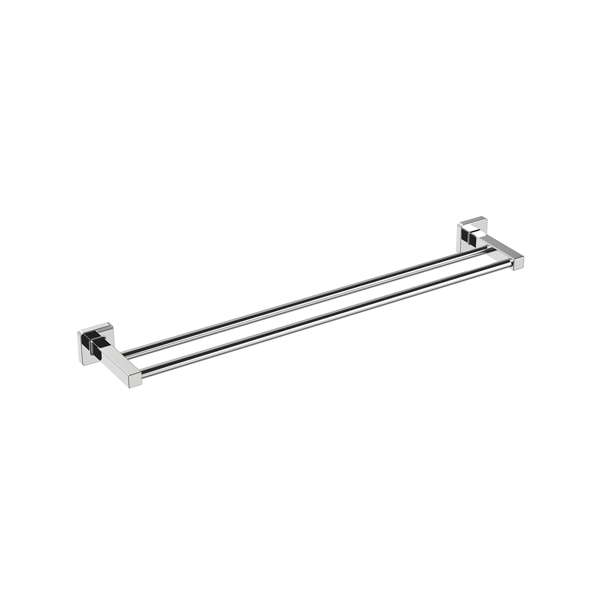 Полотенцедержатель двойной r15009 (нерж.сталь), хром (1/10/30) "frud"