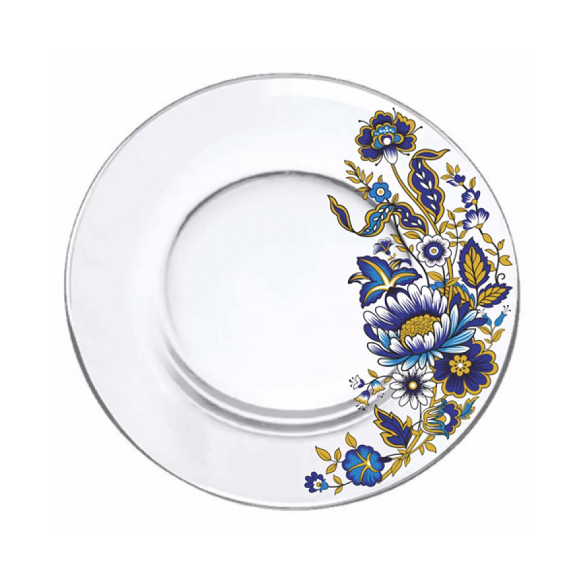 Тарелка десертная "милори" 19,6 см (набор 6 шт.) (1/4) "декостек"