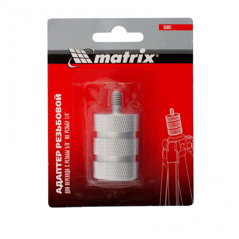 Адаптер резьбовой 5/8"-1/4 Matrix (35087)