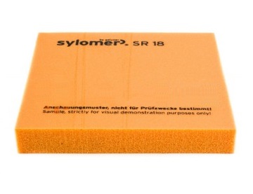 Виброизоляционная плита Sylomer SR 18 оранжевый лист 1200x1500x12,5 мм