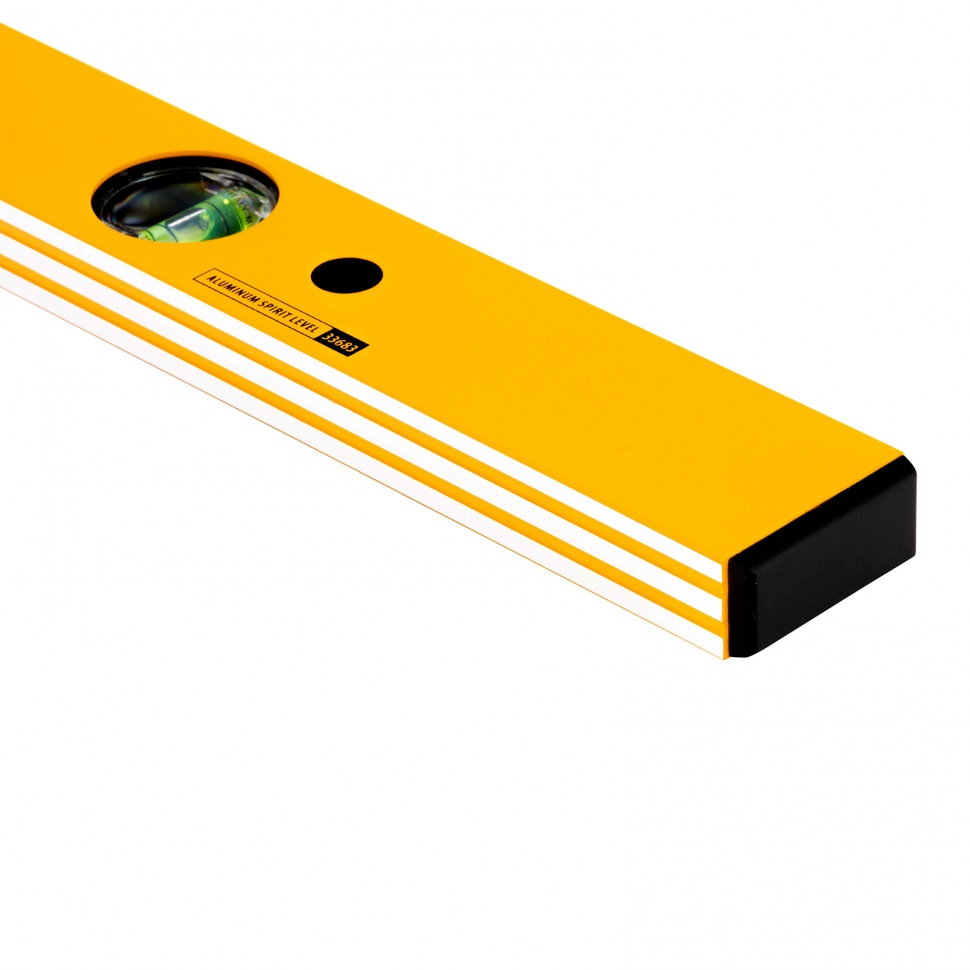 Уровень алюминиевый, 1000 мм, фрезерованный, 3 глазка Denzel (33683)