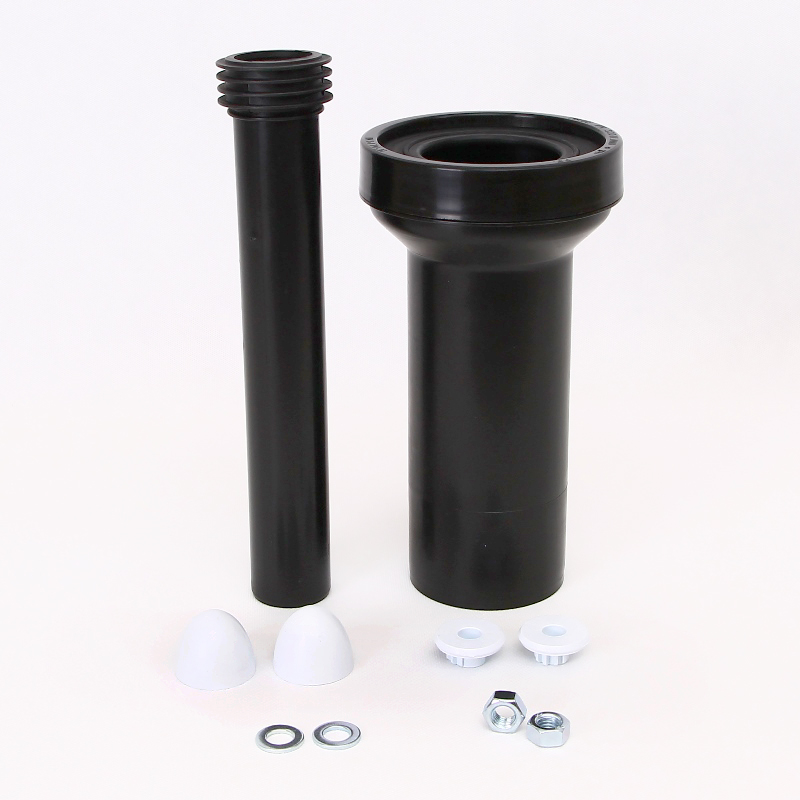 Комплект McALPINE соединительный L=304 мм, вх/вых=45/59 мм с манж., бел. заглушки, L=65 мм, 90 мм