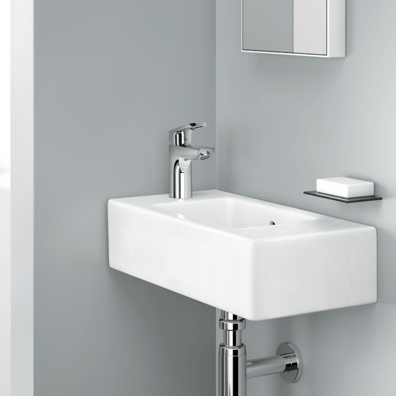 Смеситель для раковины HansGrohe 100 HG Logis Loop со сливным гарнитуром