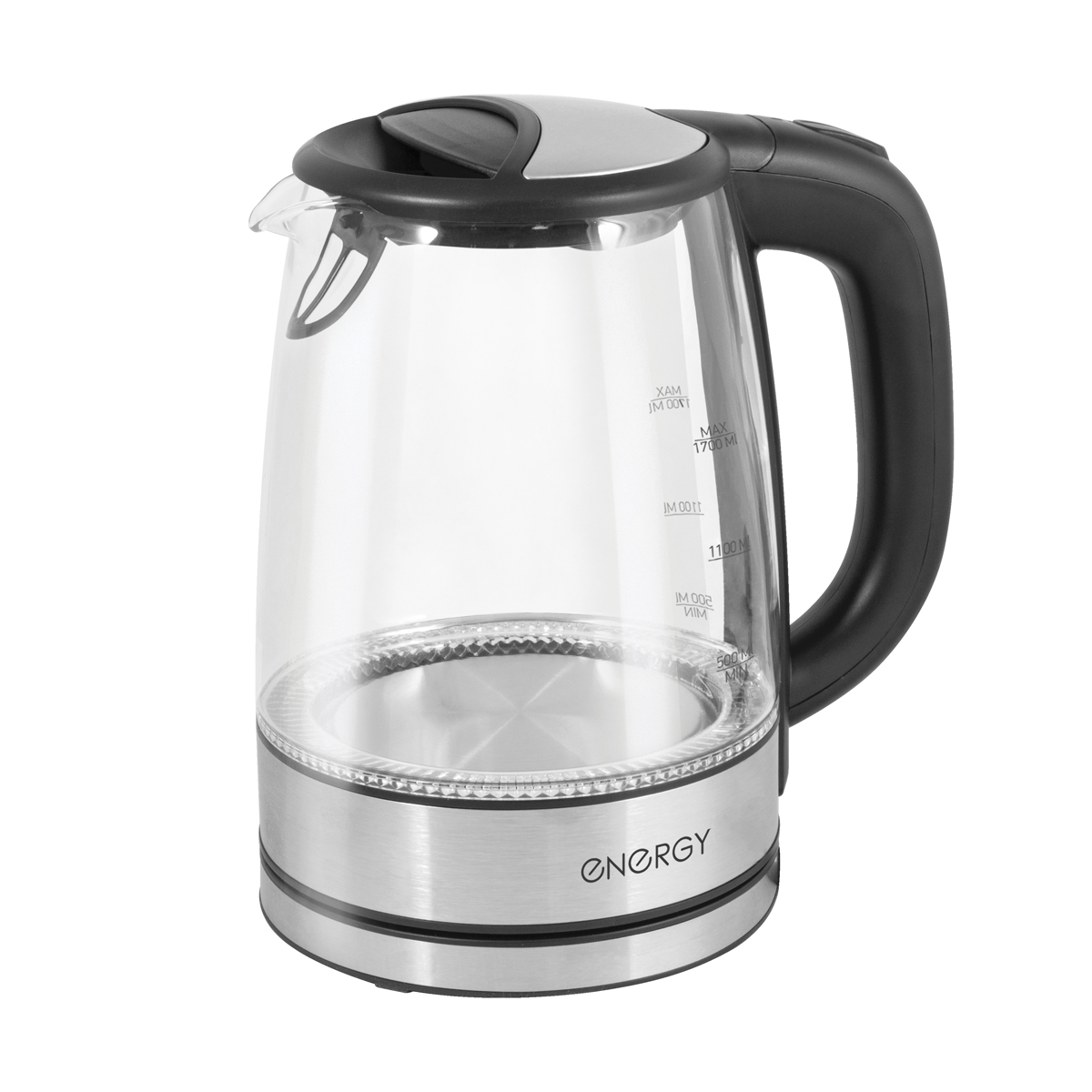 Чайник электр. "energy" e-237 1,7 л (1/6) стекло