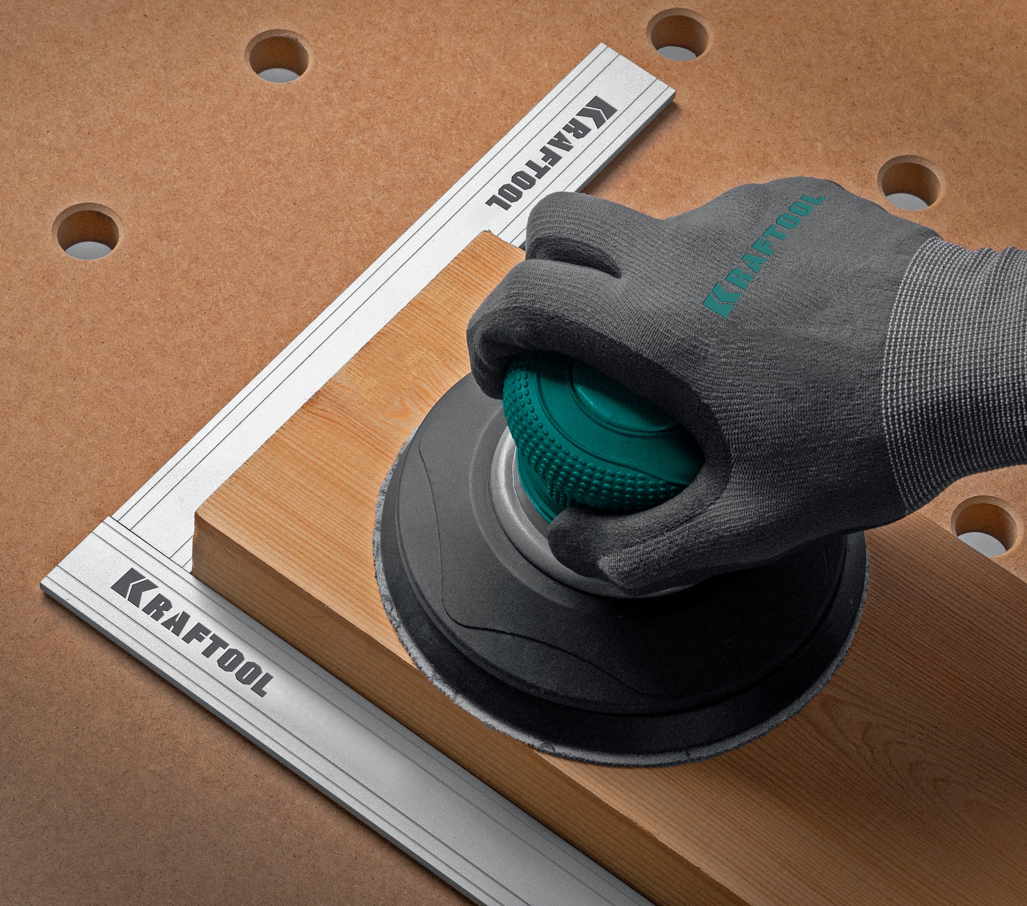 KRAFTOOL KRAFTFLEX MFT-LP 250 мм, Упор верстачный низкопрофильный (32805)