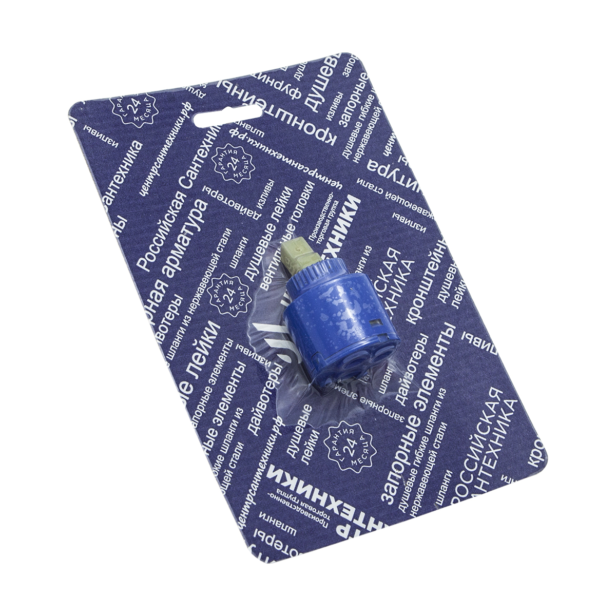 Катридж для смесителя 35 мм короткий, керамический м01 (1/50)