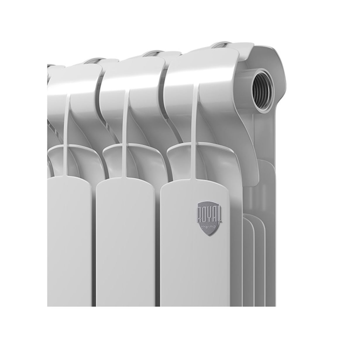 Радиатор биметалл. "indigo super+ 500" 4 секции (1) "royal thermo"