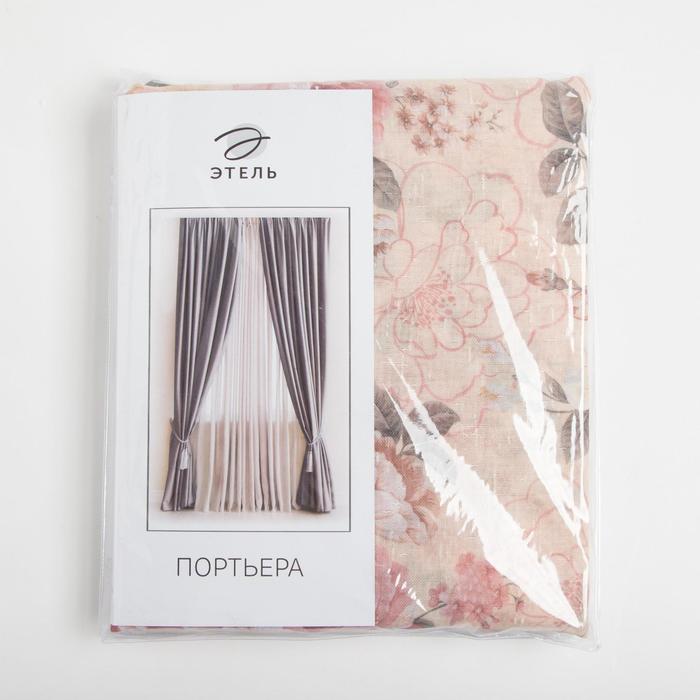 Тюль "цветочная композиция" 260*250 см (1/10) "этель" 7108488