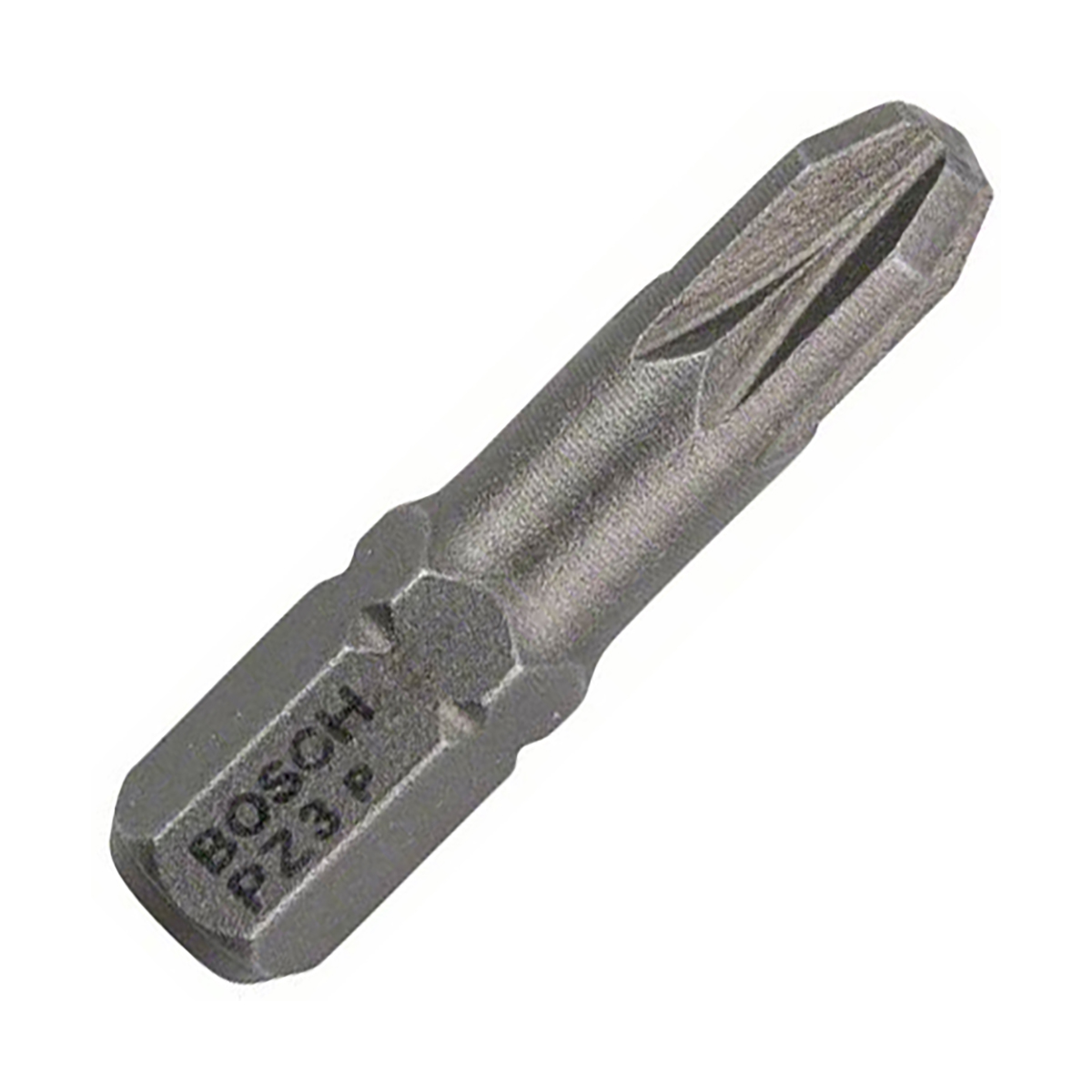 Биты pz №3 "extra hard" 25 мм с шестигран. хвостовиком 1/4" (набор 3 шт.) (1) "bosch" 2607001562