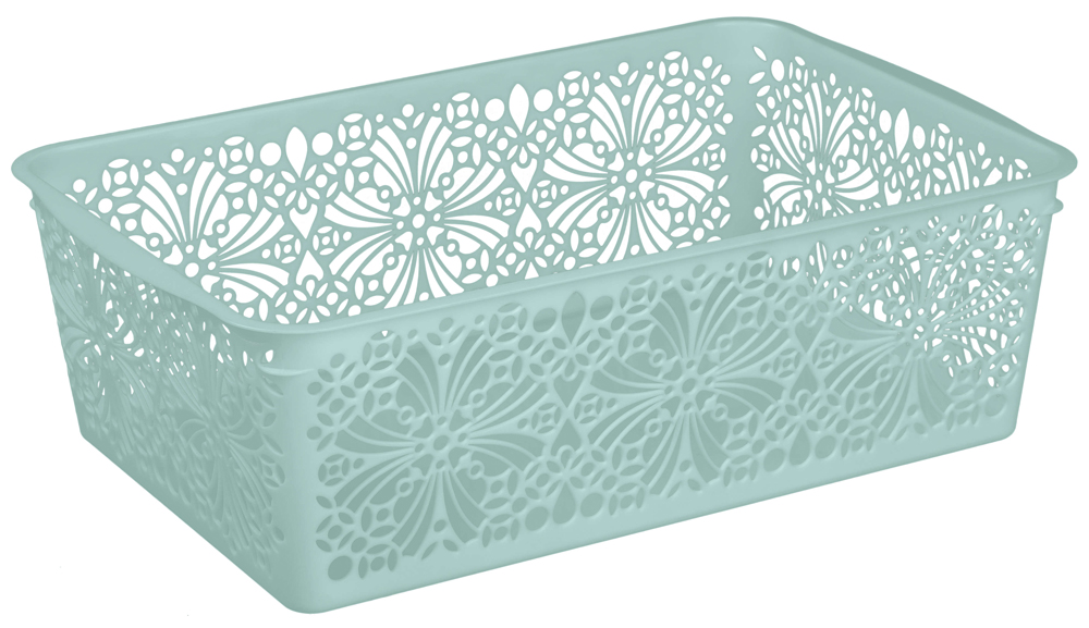 Корзина универс. "floral" 380*250*125 мм (1/18) "бытпласт"