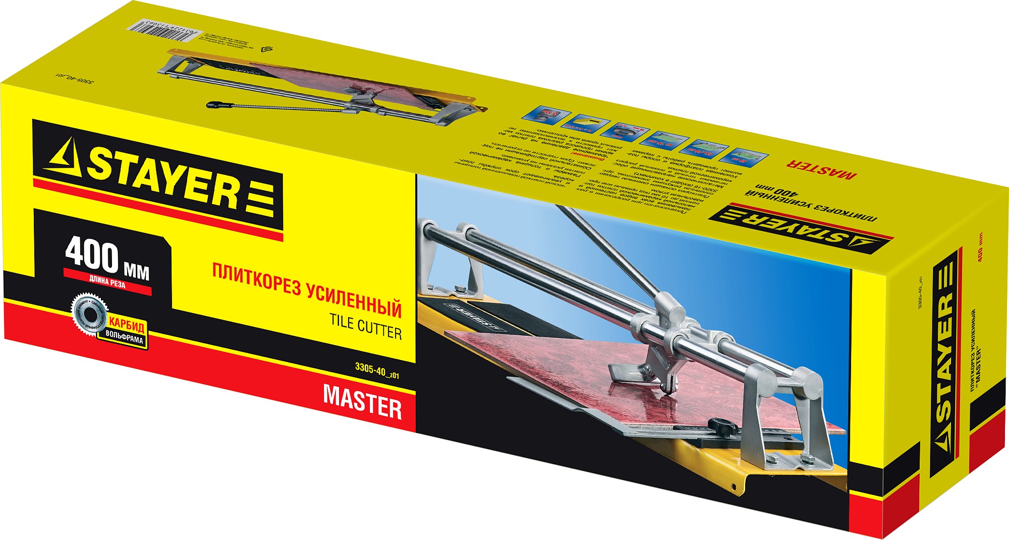 STAYER 400 мм, 16 мм, усиленный плиткорез (3305-40)