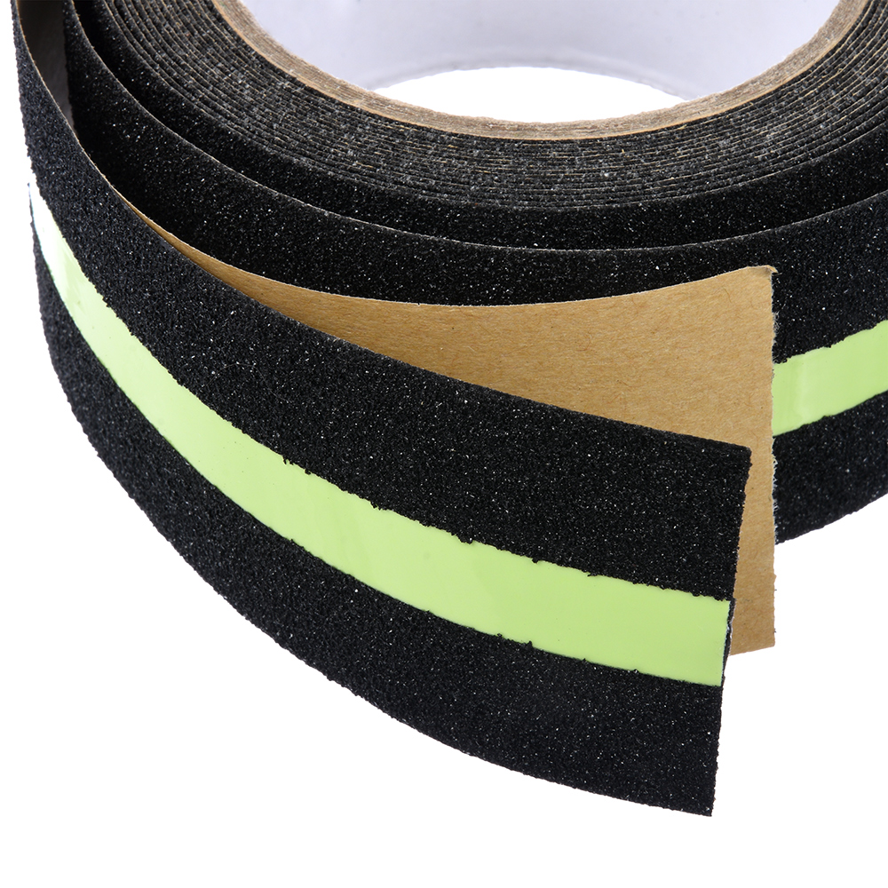 Лента клейкая противоскольз. 50 мм х 5 м люминесцентная (1/48) "vortex" 24161