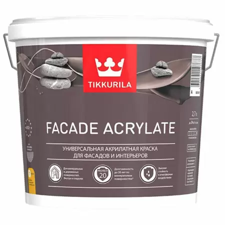 Tikkurila Facade Acrylate / Тиккурила Фасад Акрилат универсальная акрилатная краска