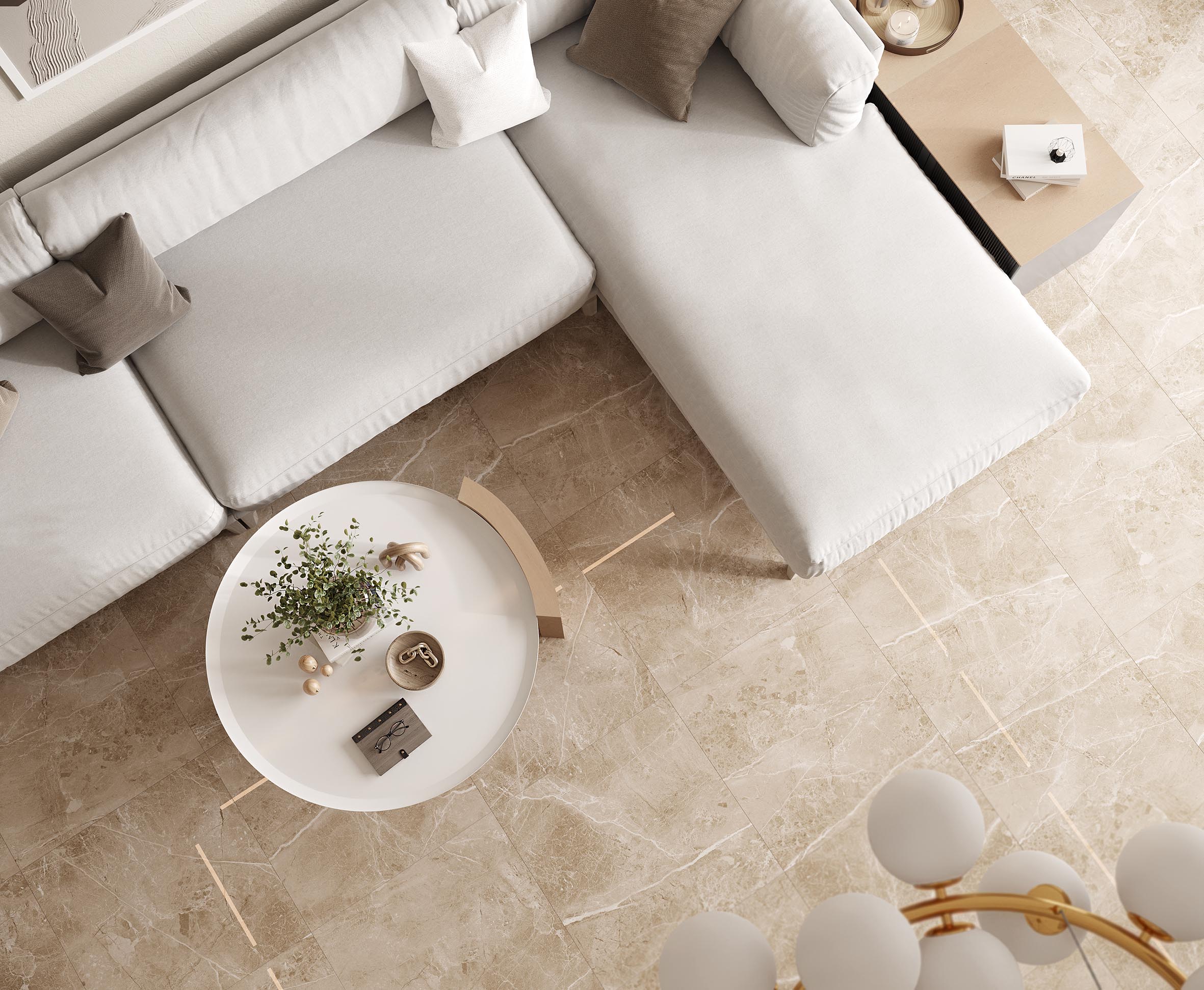 Obsidian taupe керамогранит полированный 60x120