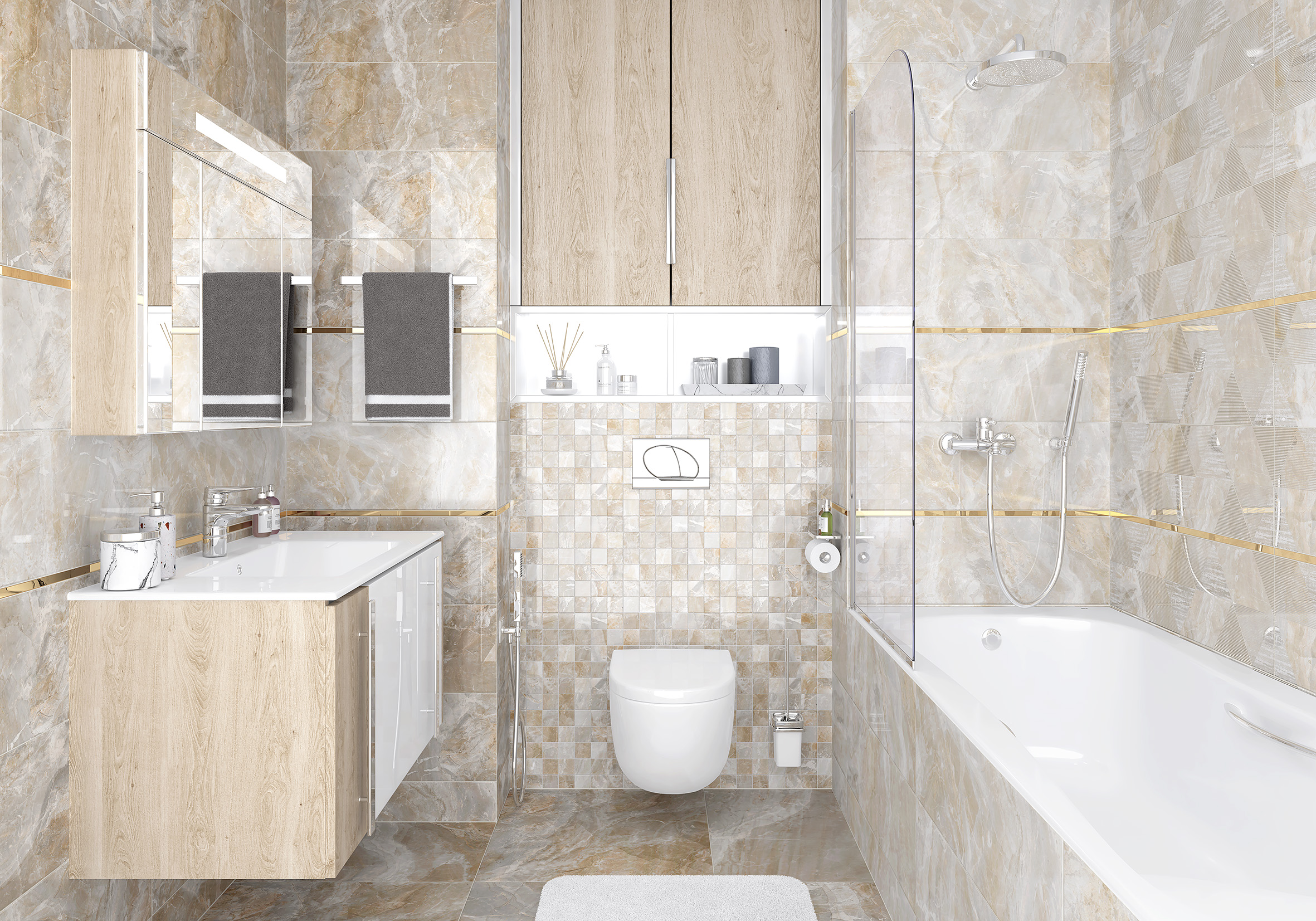 Jasper керамогранит серый 60x60