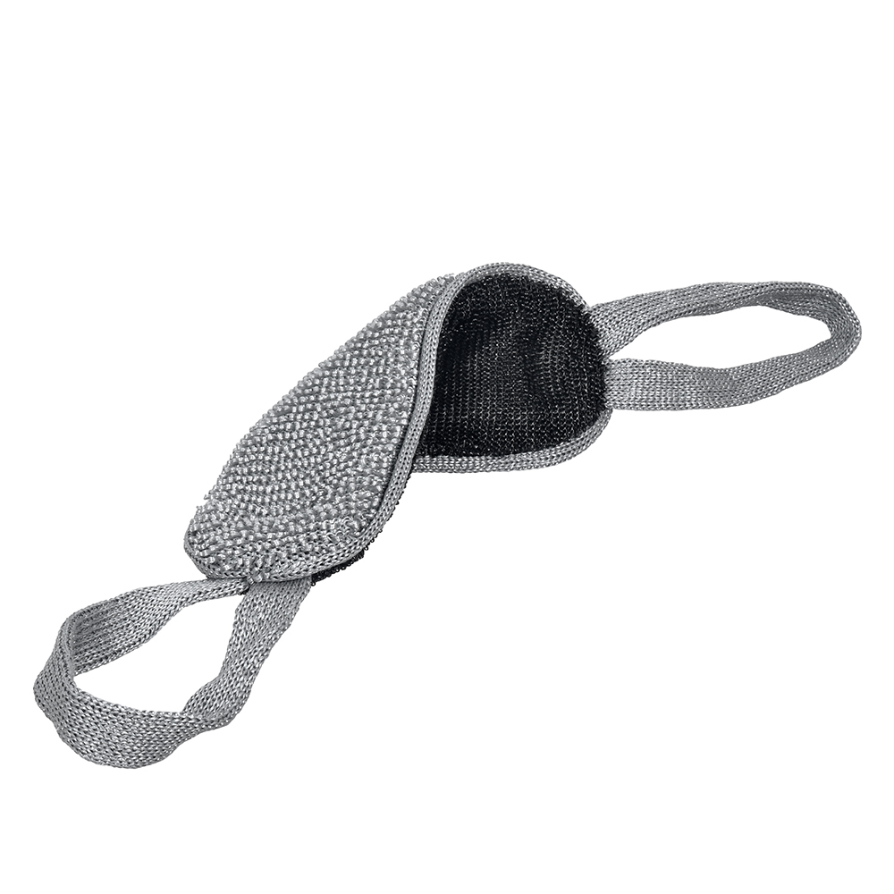 Мочалка "мужская" 37*13 см двусторонняя, полипропилен (1/30) "банные штучки" 40175