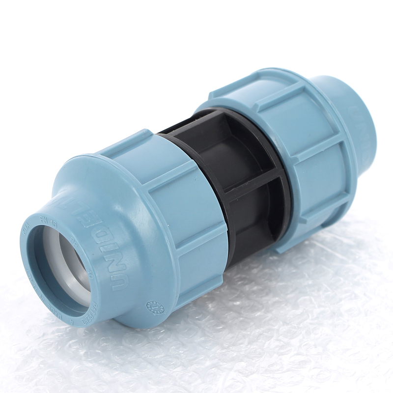 Муфта 40 мм под обжим для труб ПНД UNIDELTA