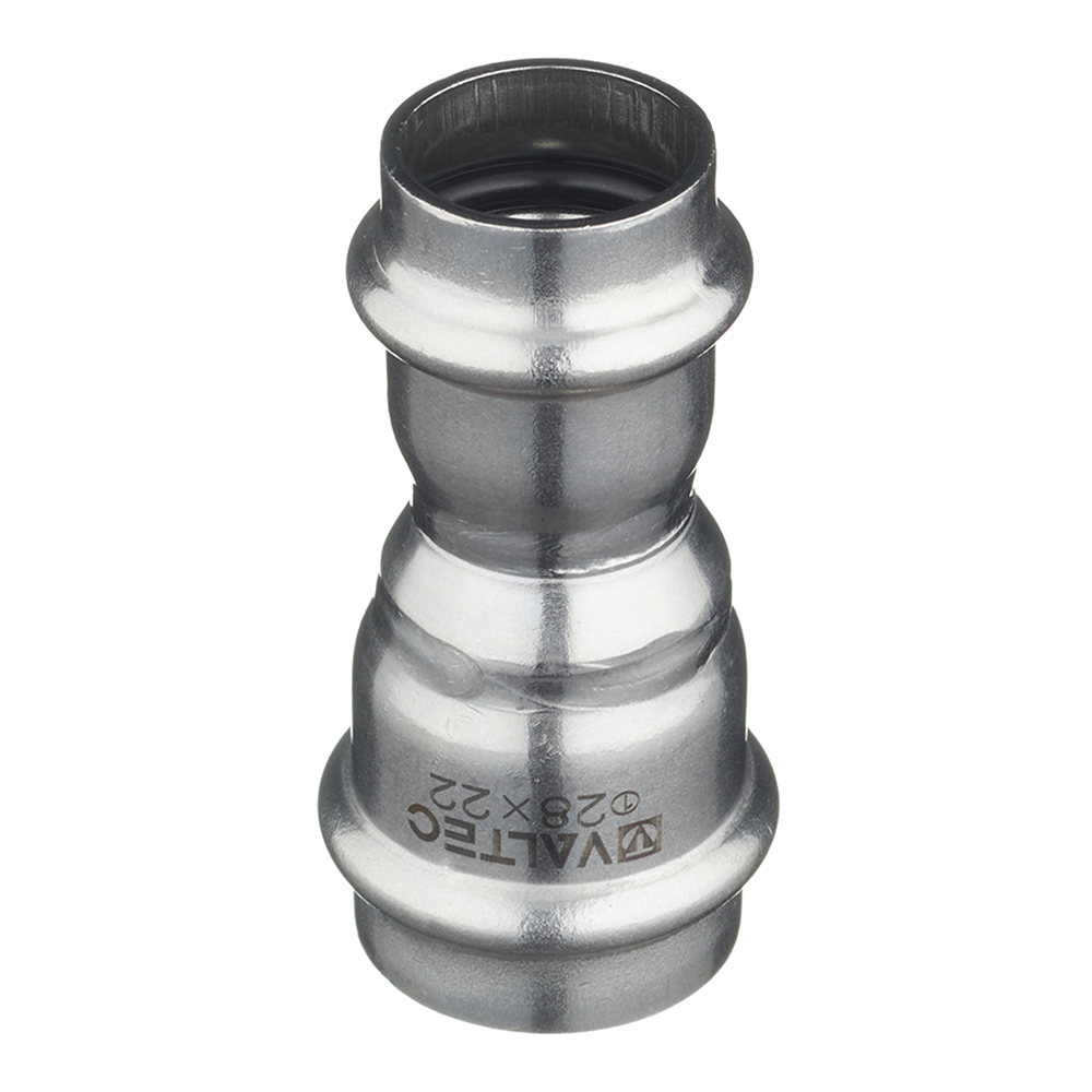 Муфта пресс 28 х 22 мм нержавеющая сталь VALTEC