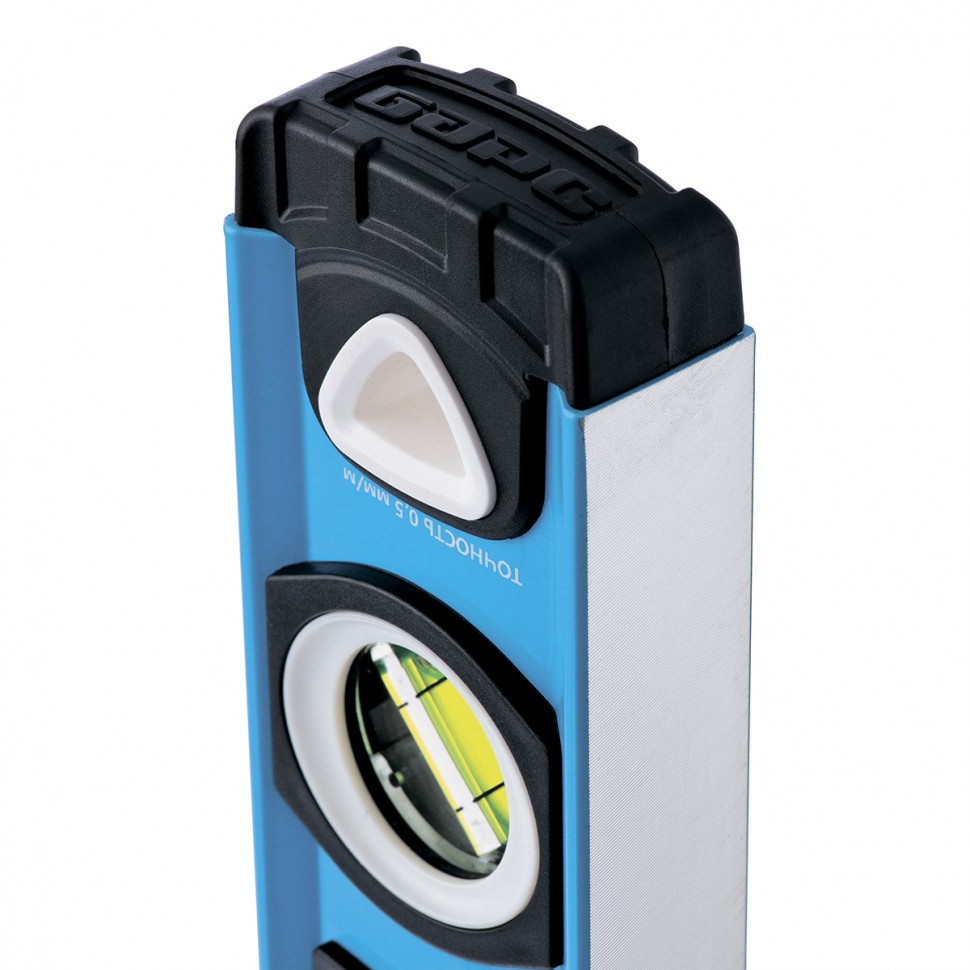 Уровень алюминиевый, двуручный, 1200 мм, профиль 1.6 мм, фрезеров, ударопрочные заглушки, 3 глазка Барс (34356)