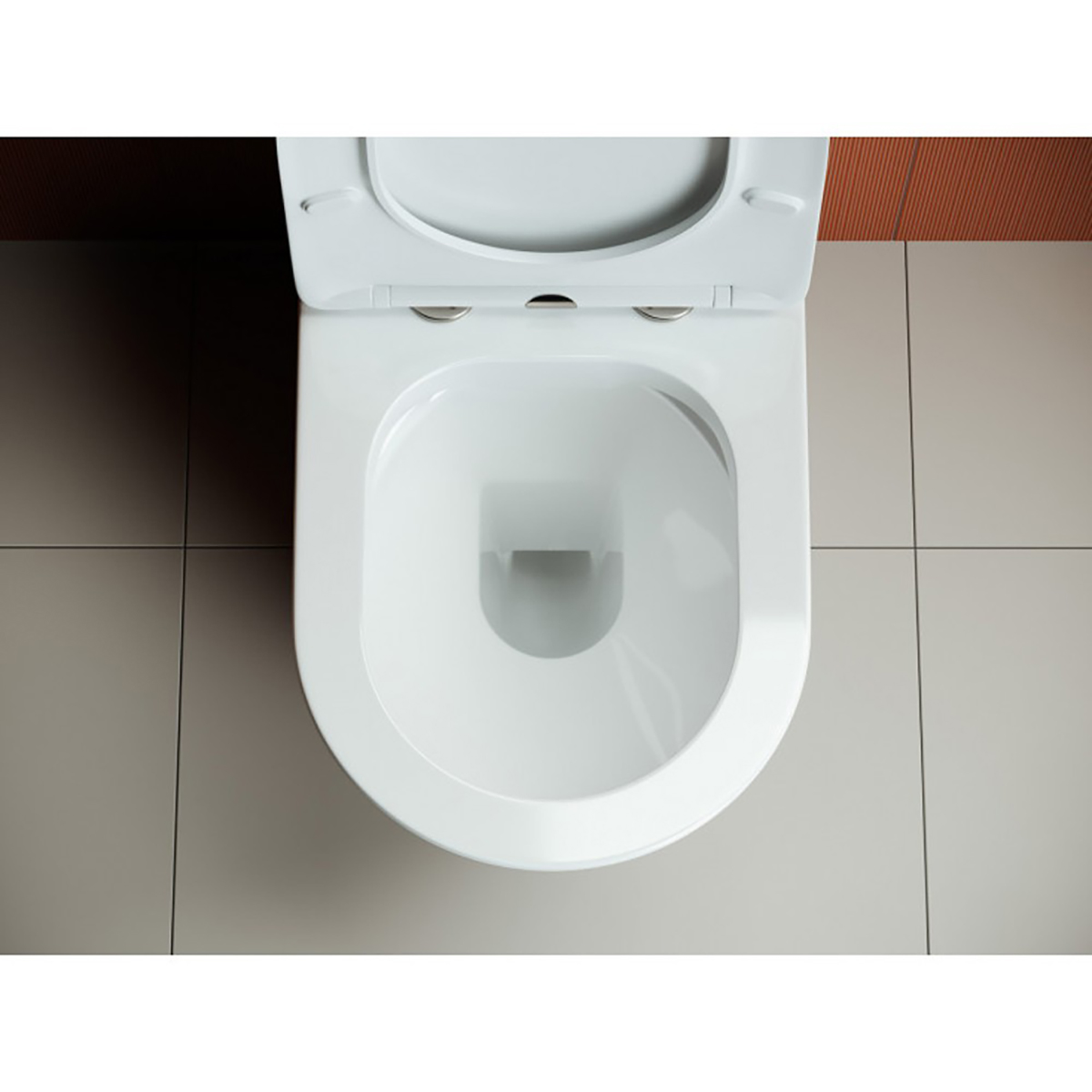 Унитаз напольный "highlight rimless" (чаша) белый "ceramica nova" cn1802-b