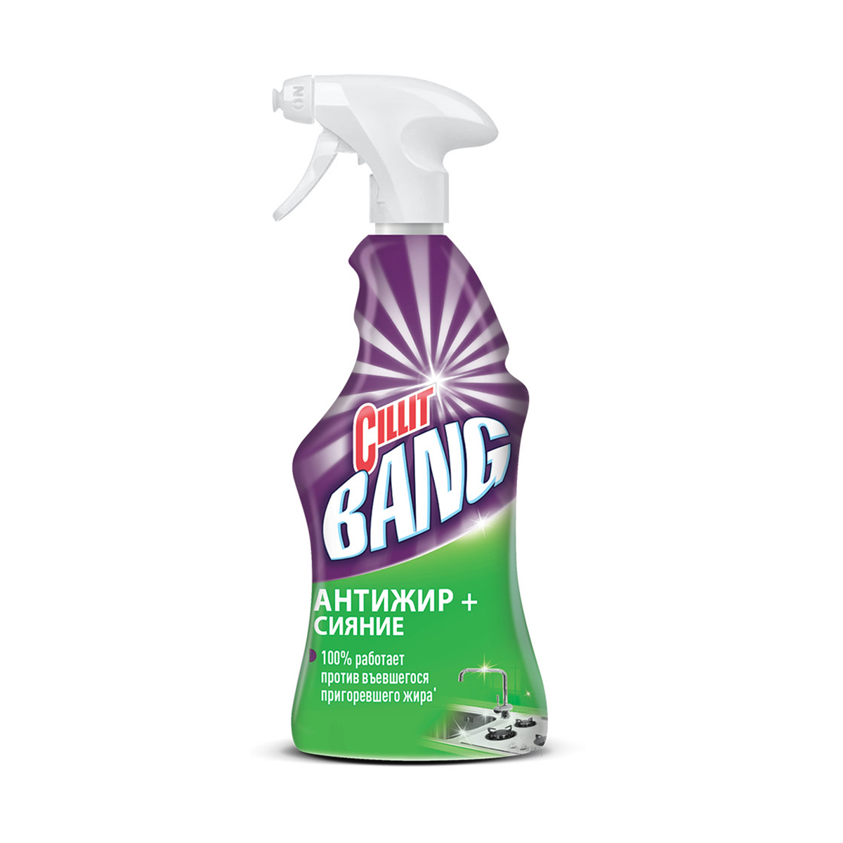 Средство чистящее для кухни "cillit bang" антижир +  cияние 750 мл (триггер) (1/8)