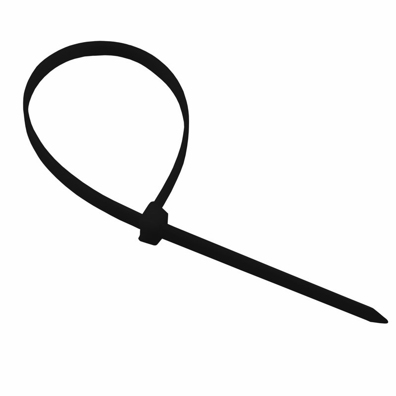 Хомуты нейлон 7,6 х 600 мм (набор 100 шт.), черные (1/20) "rexant" 07-0601-9