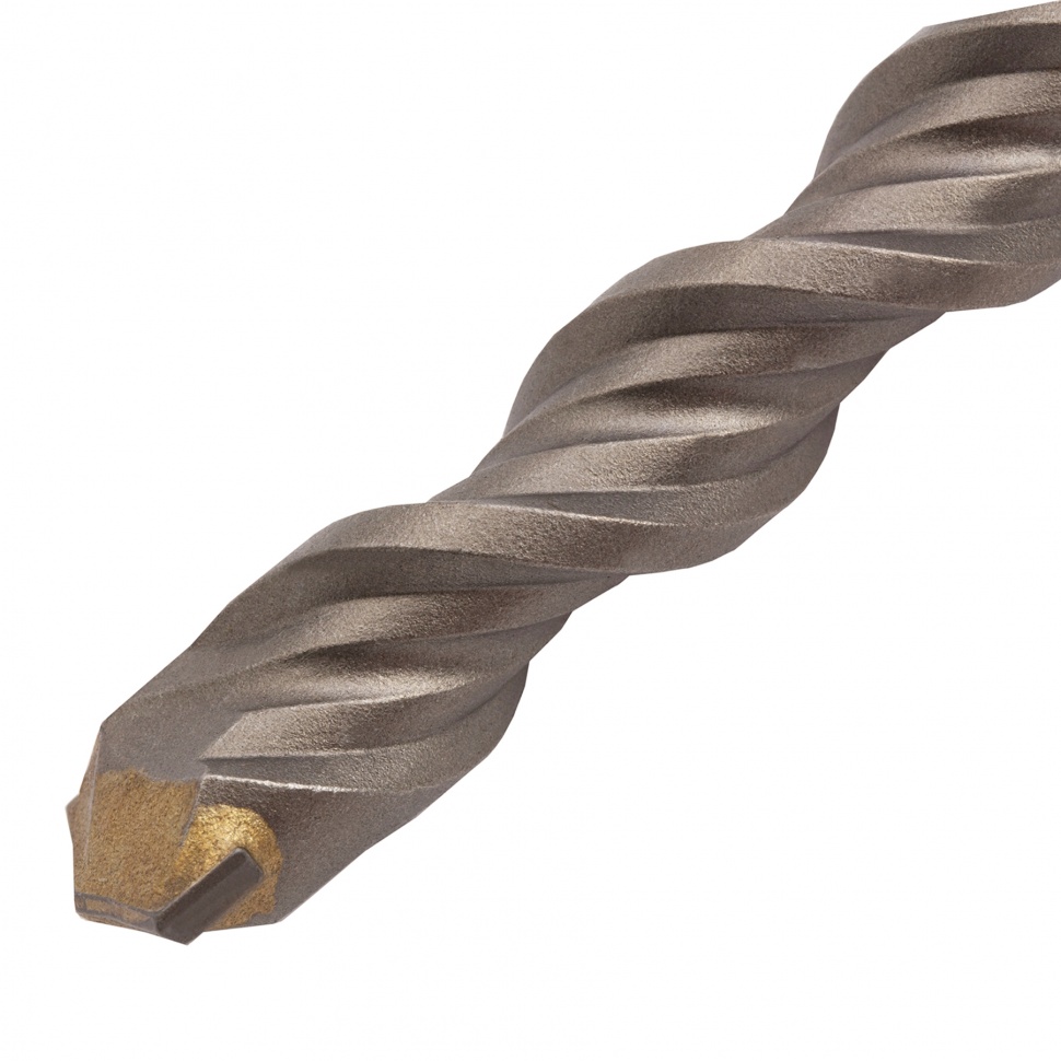 Бур по бетону, двойная спираль, три пылеотводящие кромки, 16 x 460 мм DENZEL (705040)