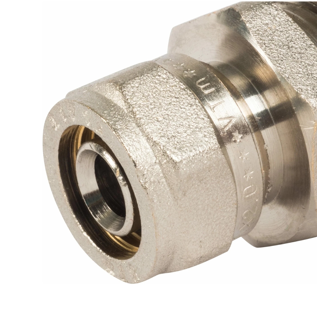 Муфта прямая для металлополимерных труб 20 х 16 мм VALTEC