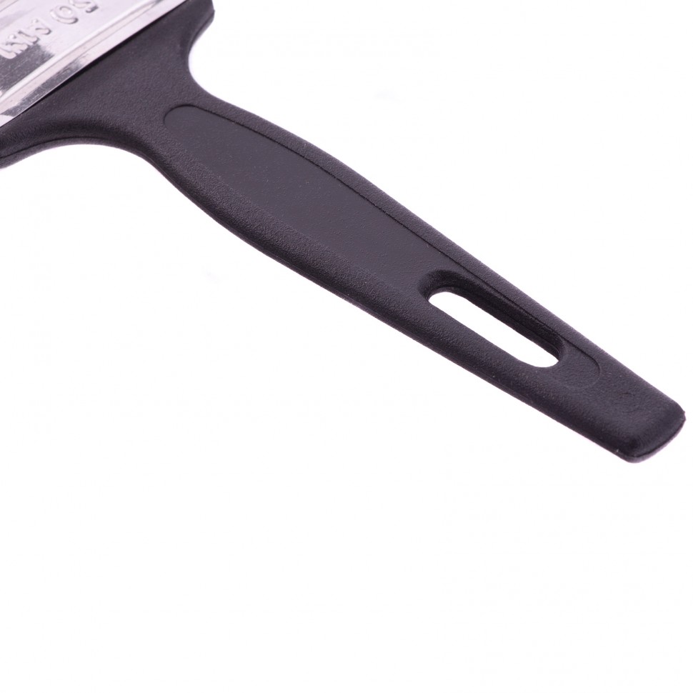 Кисть флейцевая "Стандарт", 50 х 6 мм, натуральная щетина, пластиковая ручка Сибртех (82504)