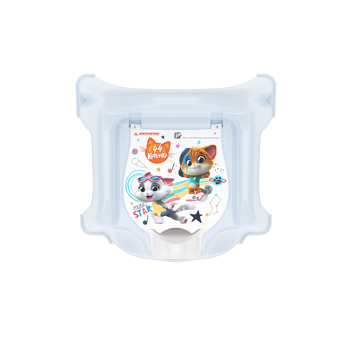 Горшок-стульчик детский "44 котёнка" (1/6) "альтернатива"  м7642