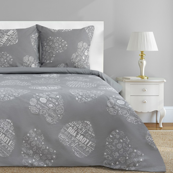 Постельное белье "этель" te amo 2 сп. (бязь) (1/6) 3988381