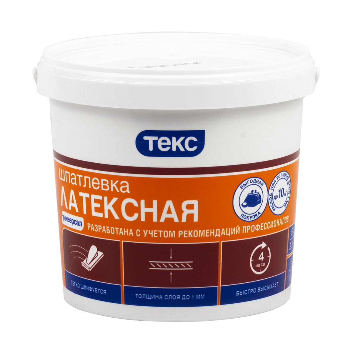 Шпатлевка латексная "универсал"  5 кг (1/125) текс