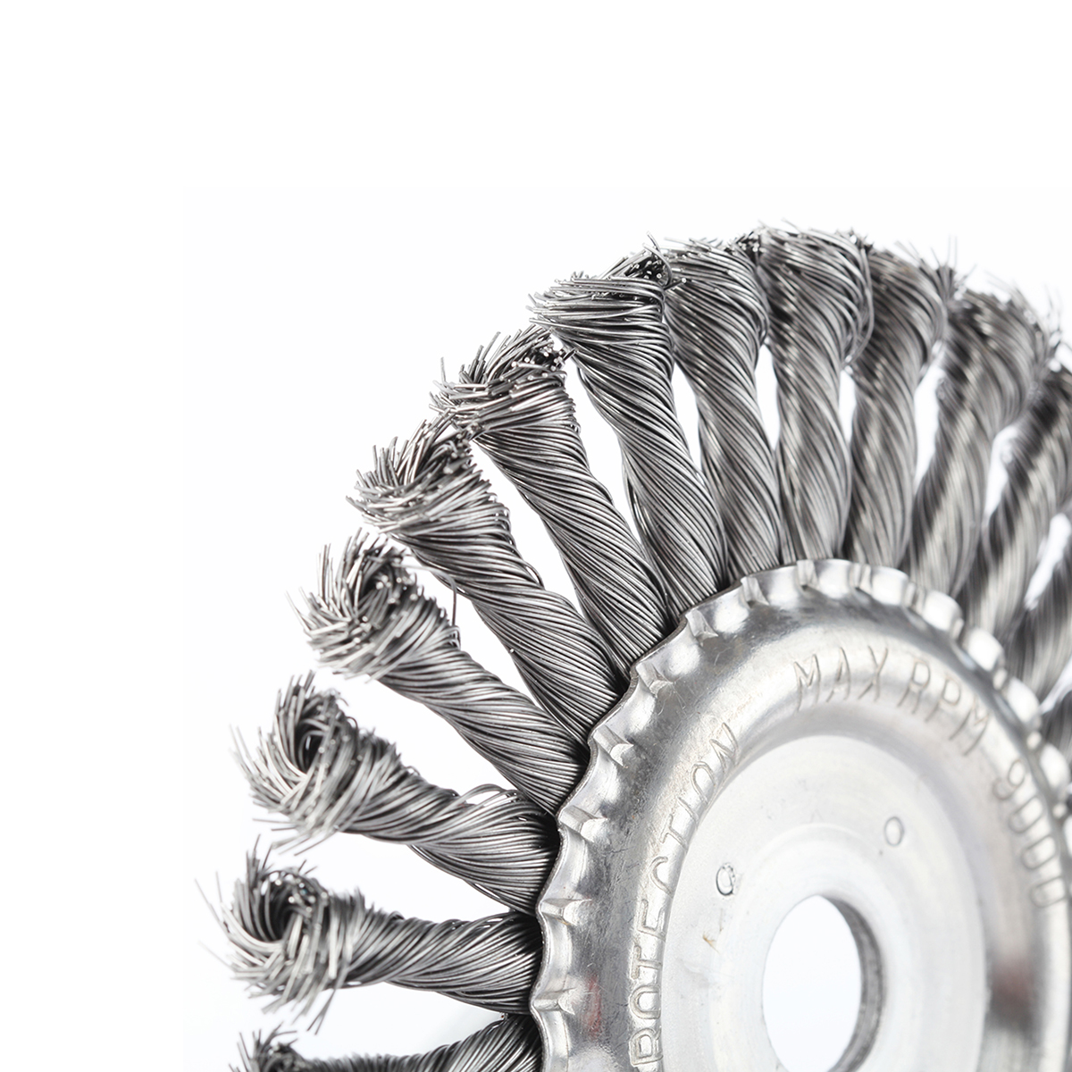 Щетка для ушм круглая 125 х 22,23 мм, витая провол. (1/10/60) "patriot" 813010011