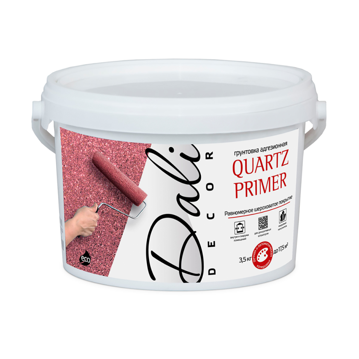 Грунтовка "dali-decor" адгезионная "quartz primer"  3,5 кг (1) "рогнеда"