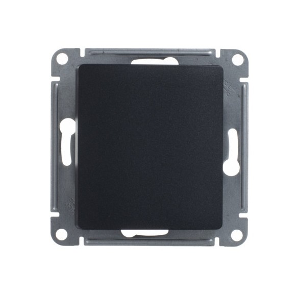 Переключатель "glossa" 1 кл. (механизм) 10а, антрацит (1/20/160) "schneider"