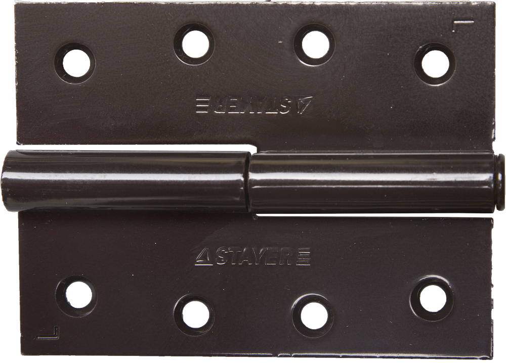 Петля дверная STAYER ″MASTER″ разъемная, цвет коричневый, левая, 100мм