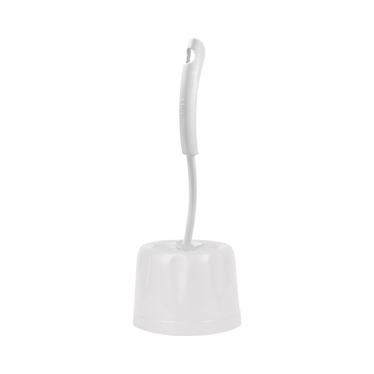 Туалетный набор "rock'n'roll" миди ерш с подставкой, пласт. (белый) (1/20) "spin&clean" sv3009бл