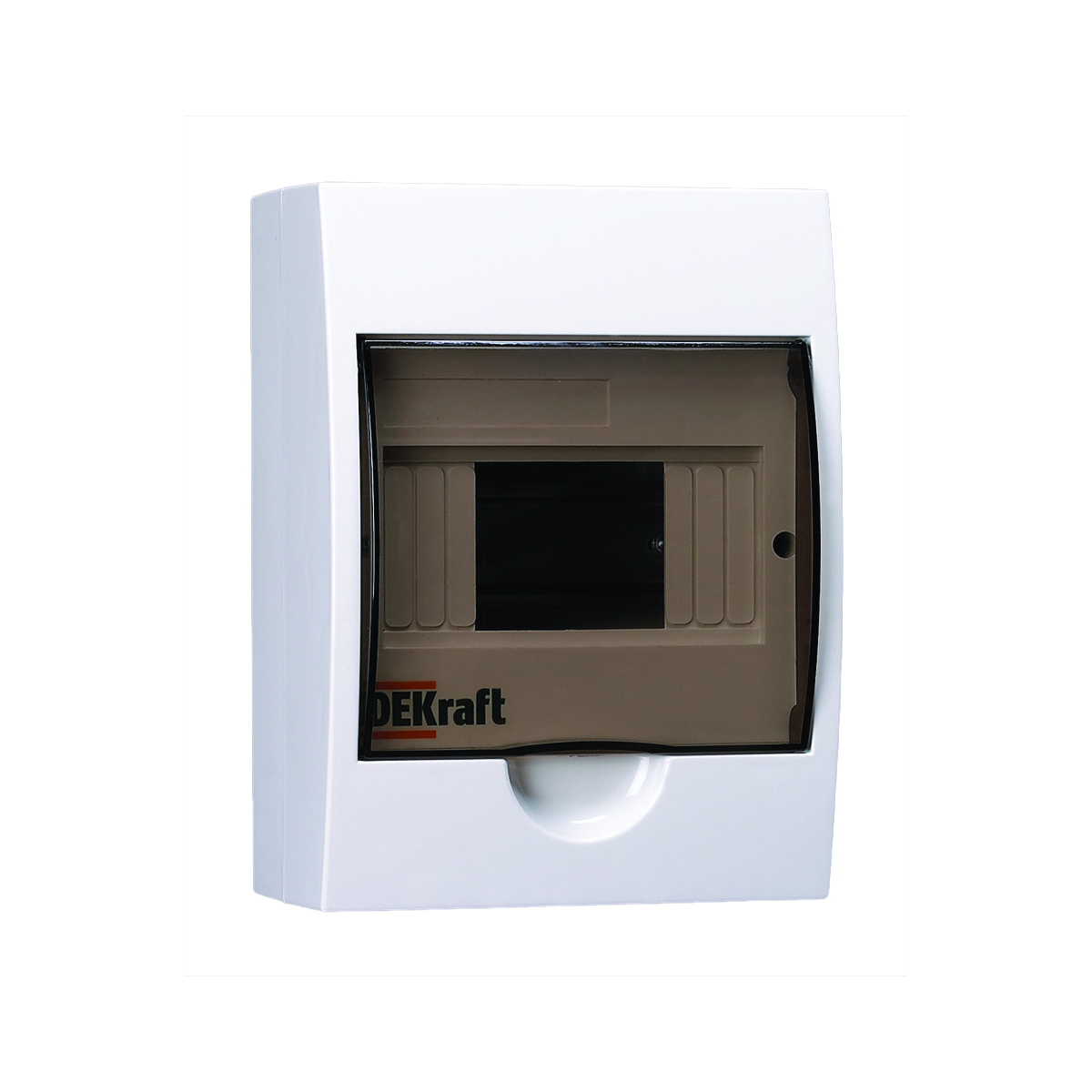 Щиток распределительный навесной щрн-п-6 6 модулей, пластик (1/20) "dekraft"