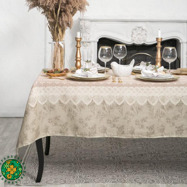 Скатерть "доляна" кружево 180*146 см (1/17) 1972213