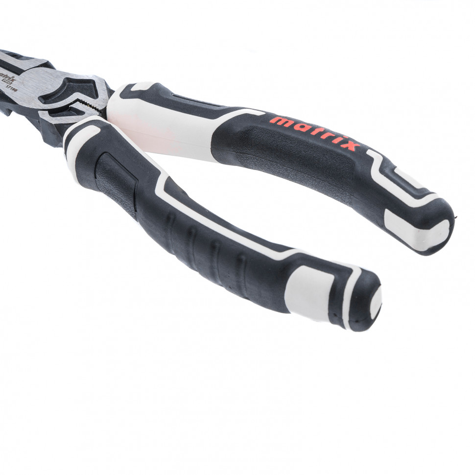 Длинногубцы прямые 205 мм, усиленная система, Pro Matrix (17198)