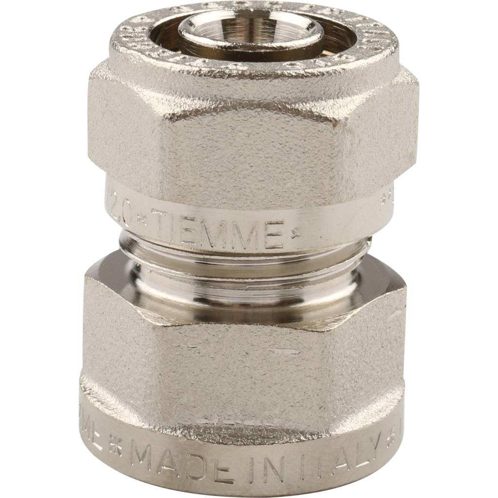 Обжимная муфта ВР 16 х 1/2" TIEMME для металлопластиковых труб