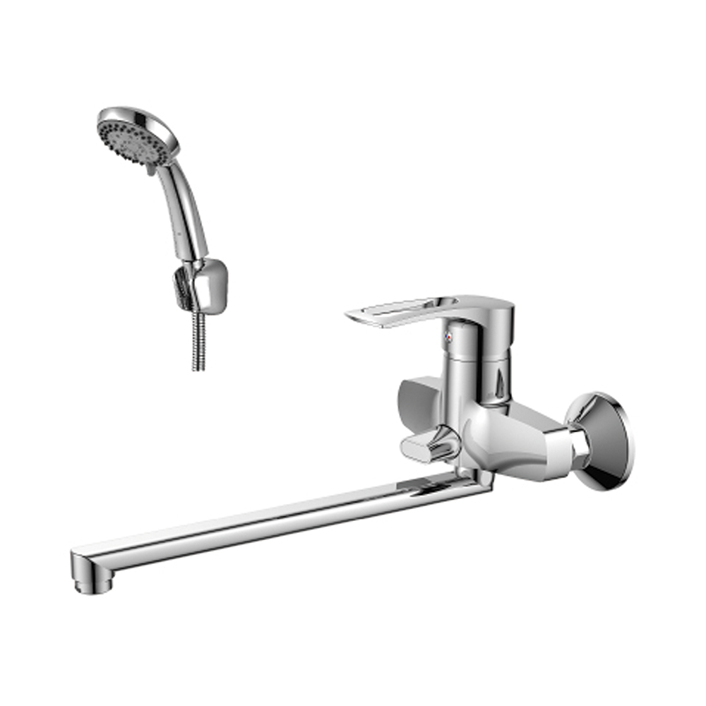 Смеситель для ванн  t40-32 длинный плоский излив (1/12) "rossinka"