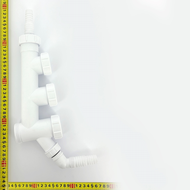 Соединительный элемент McALPINE с 3-мя входами Ду=40мм (компрессионное соединение), 2-мя адаптерами